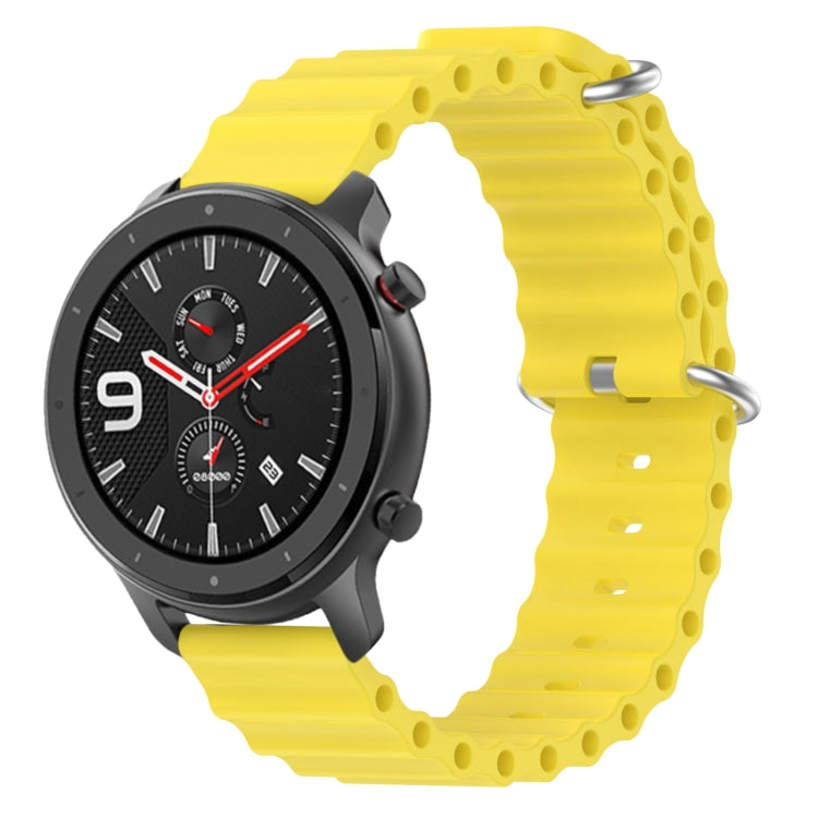 For Amazfit GTR 4 22mm Ocean Style Solid Color Silicone Watch Band