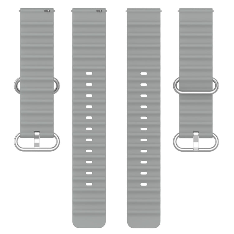 For Amazfit GTR 4 22mm Ocean Style Solid Color Silicone Watch Band