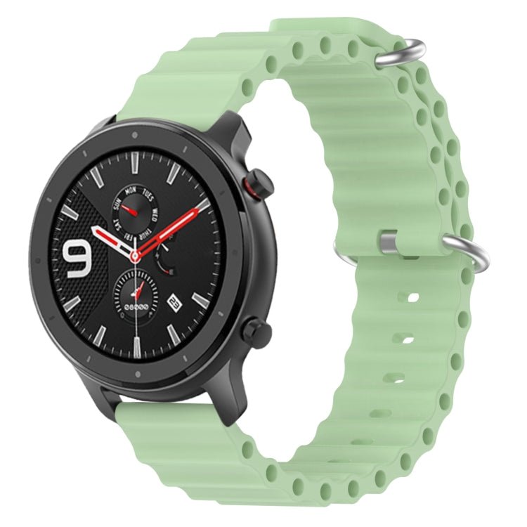 For Amazfit GTR 4 22mm Ocean Style Solid Color Silicone Watch Band