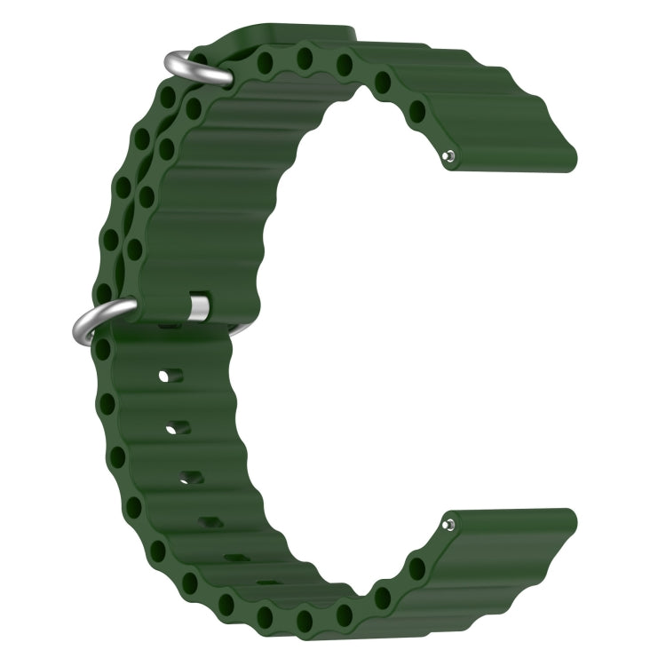 For Amazfit GTR 4 22mm Ocean Style Solid Color Silicone Watch Band