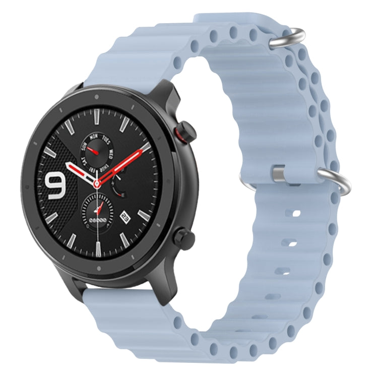 For Amazfit GTR 4 22mm Ocean Style Solid Color Silicone Watch Band