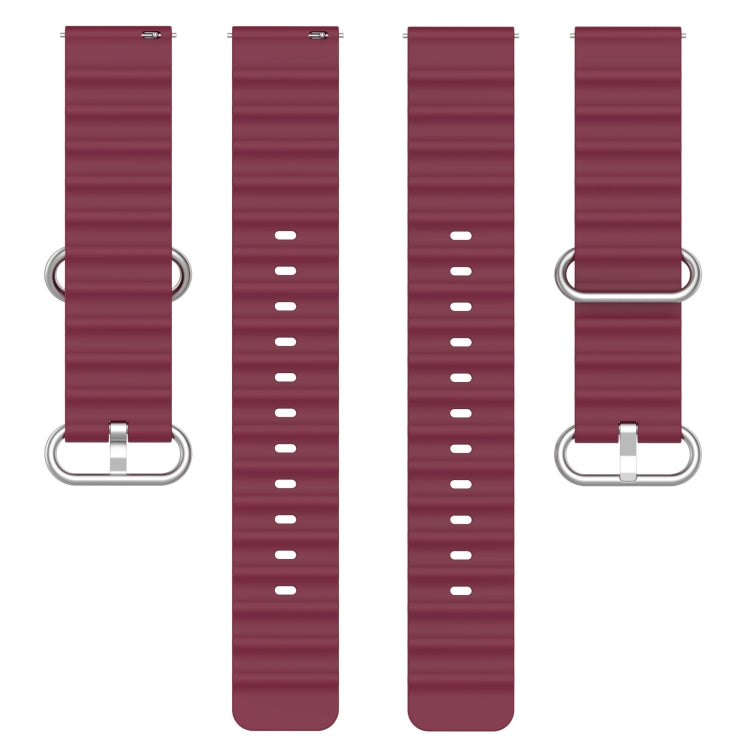 For Amazfit GTR 4 22mm Ocean Style Solid Color Silicone Watch Band