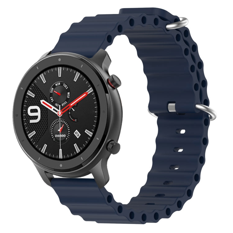 For Amazfit GTR 4 22mm Ocean Style Solid Color Silicone Watch Band