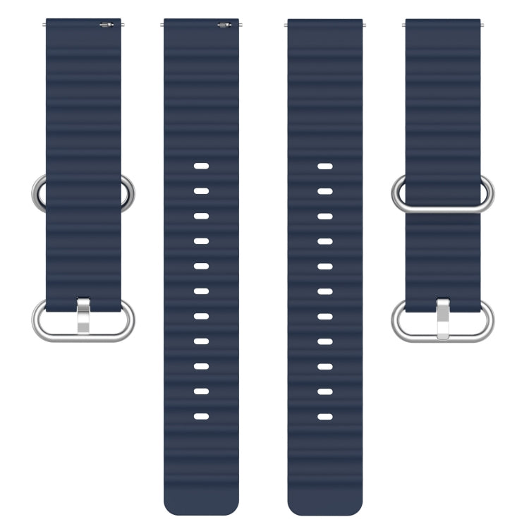 For Amazfit GTR 4 22mm Ocean Style Solid Color Silicone Watch Band