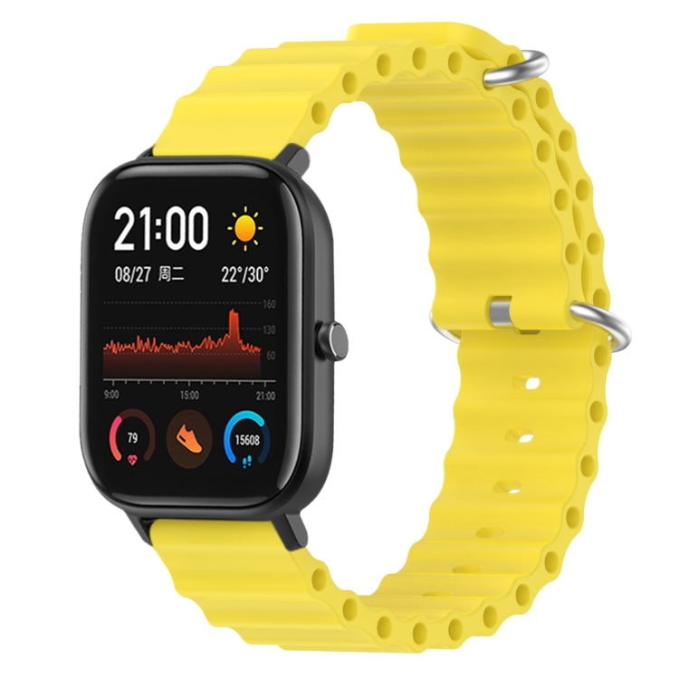 For Amazfit GTS 4 Mini 20mm Ocean Style Solid Color Silicone Watch Band
