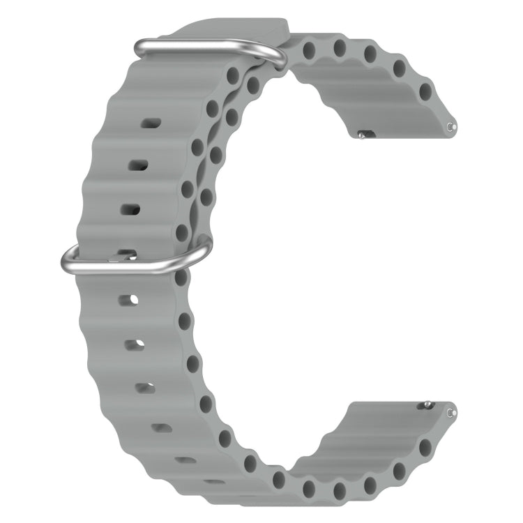 For Amazfit GTS 4 Mini 20mm Ocean Style Solid Color Silicone Watch Band