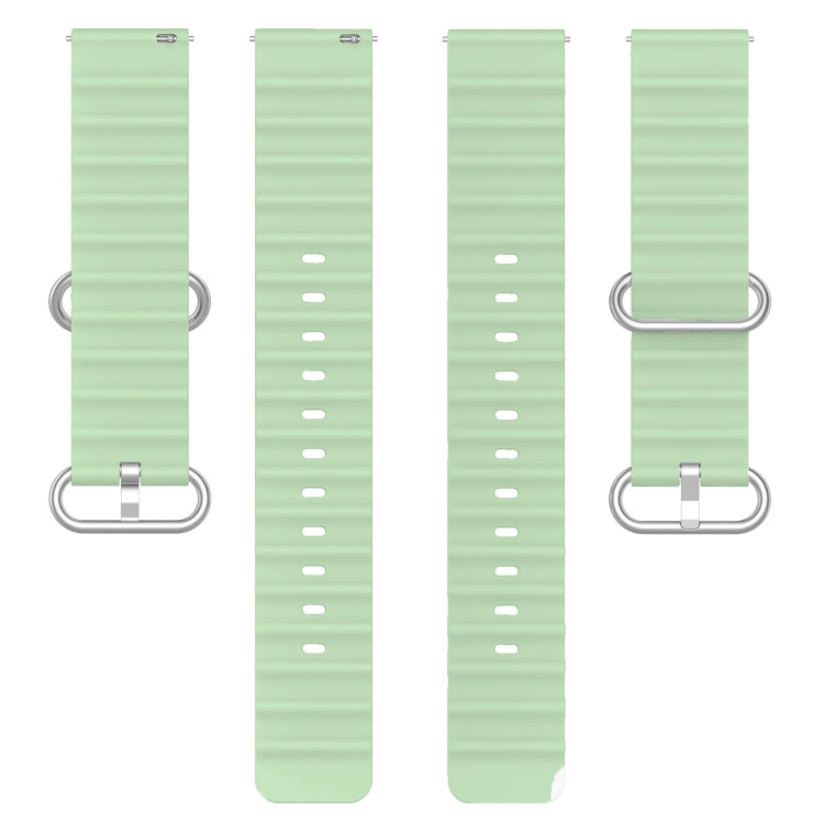 For Amazfit GTS 4 Mini 20mm Ocean Style Solid Color Silicone Watch Band