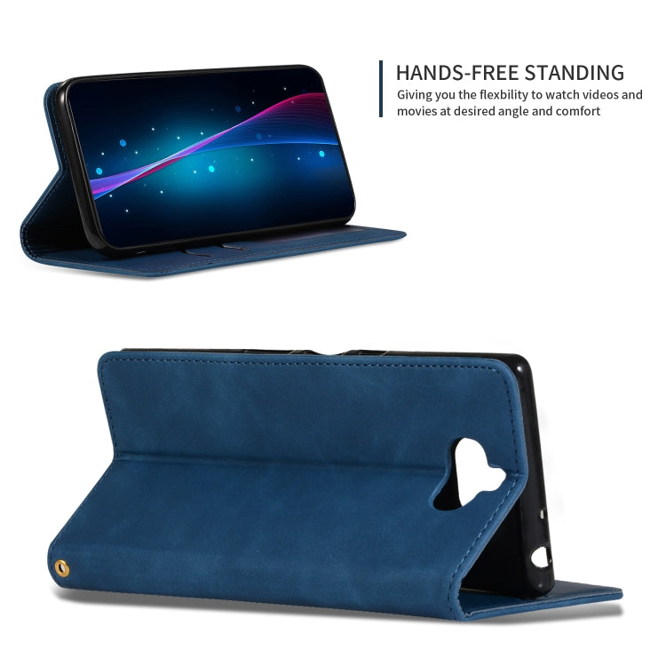 Retro Skin Feel Business Magnetic Horizontal Flip Leather Case for Sony Xperia 10 Plus & Xperia XA3 Ultra