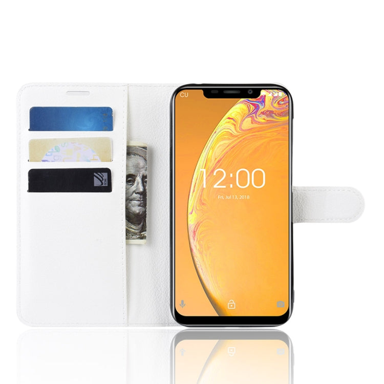 Litchi Skin PU Leather Wallet Stand Mobile Casing for Oukitel C13 Pro