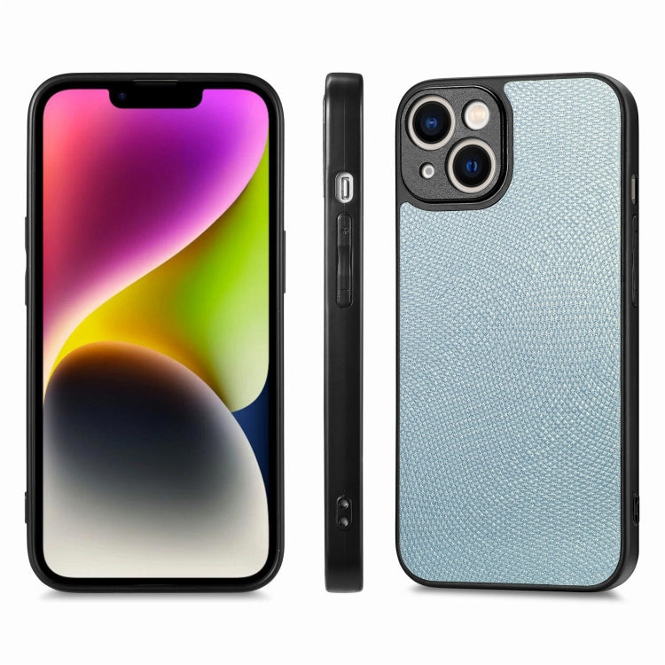 For iPhone 14 Flow Color Back Cover Leather Phone Case