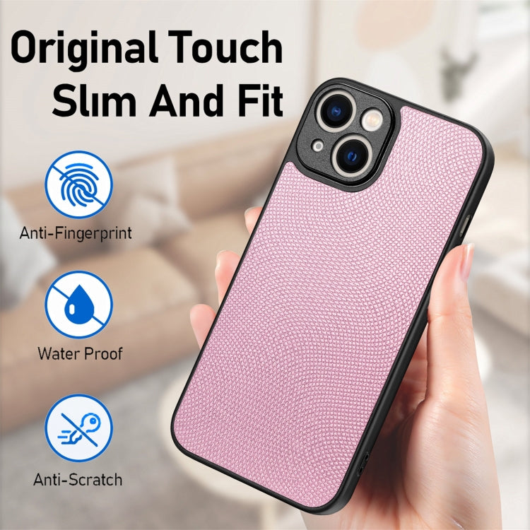 For iPhone 14 Flow Color Back Cover Leather Phone Case