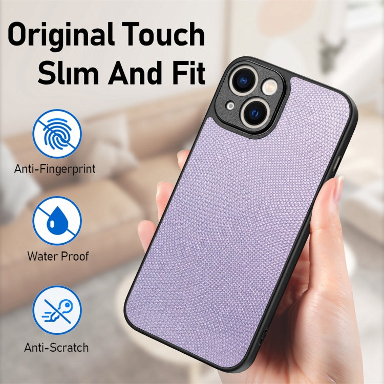 For iPhone 14 Flow Color Back Cover Leather Phone Case