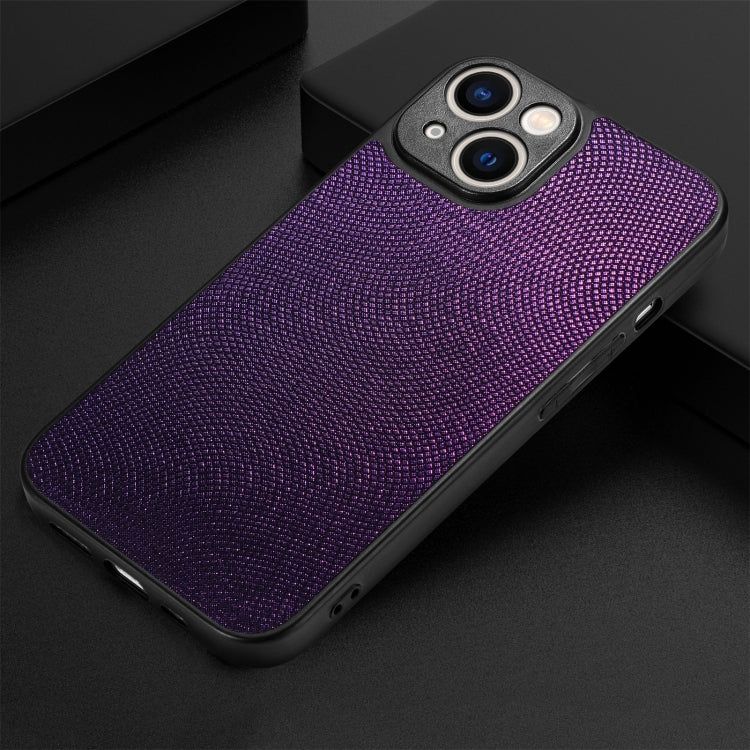 For iPhone 14 Flow Color Back Cover Leather Phone Case