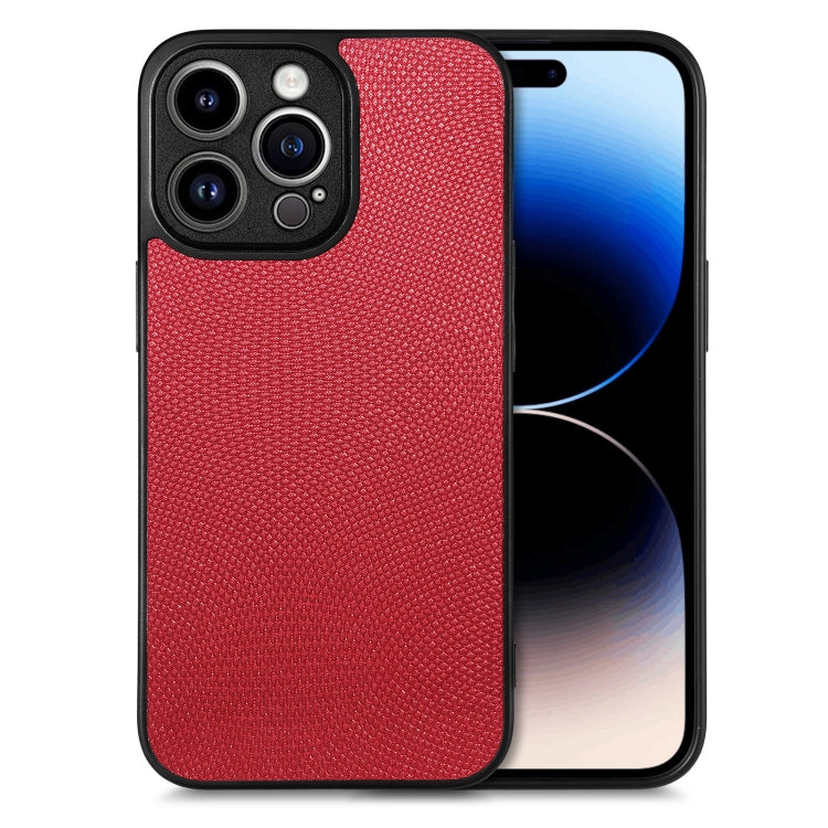 For iPhone 14 Pro Flow Color Back Cover Leather Phone Case