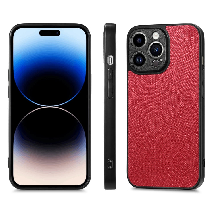 For iPhone 14 Pro Flow Color Back Cover Leather Phone Case