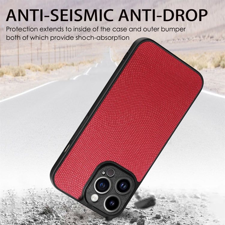 For iPhone 14 Pro Flow Color Back Cover Leather Phone Case