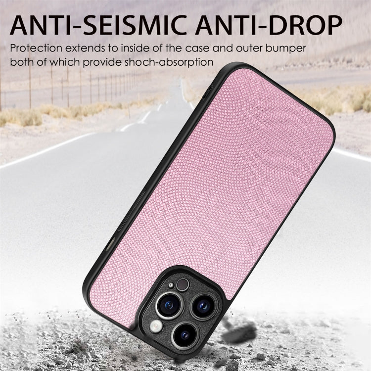 For iPhone 14 Pro Flow Color Back Cover Leather Phone Case