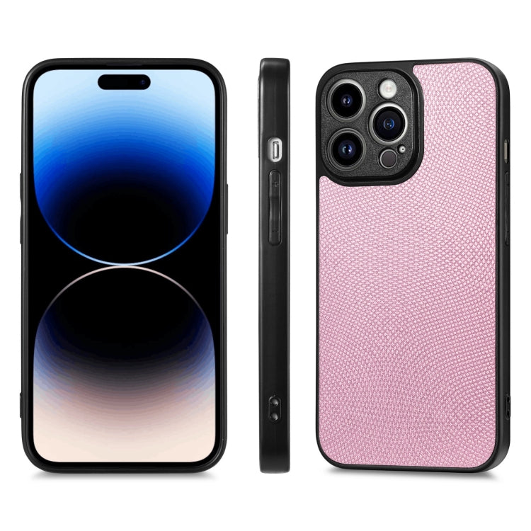 For iPhone 14 Pro Max Flow Color Back Cover Leather Phone Case