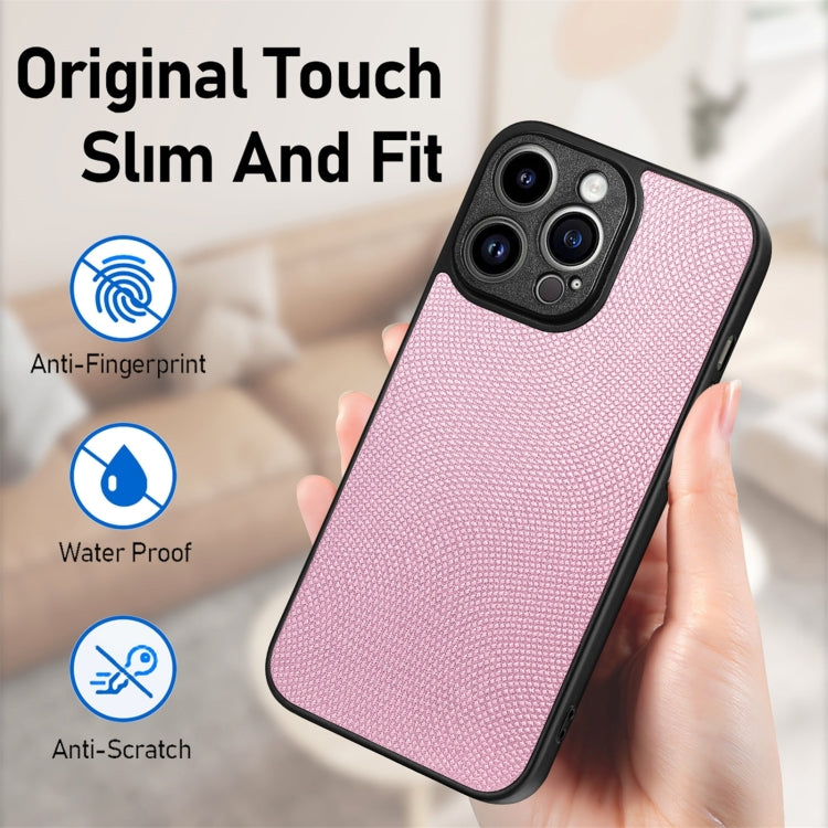 For iPhone 14 Pro Max Flow Color Back Cover Leather Phone Case