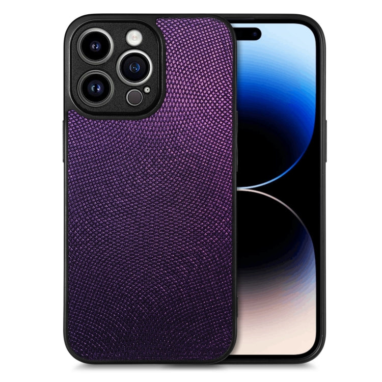 For iPhone 14 Pro Max Flow Color Back Cover Leather Phone Case
