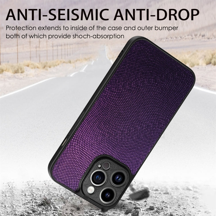 For iPhone 14 Pro Max Flow Color Back Cover Leather Phone Case