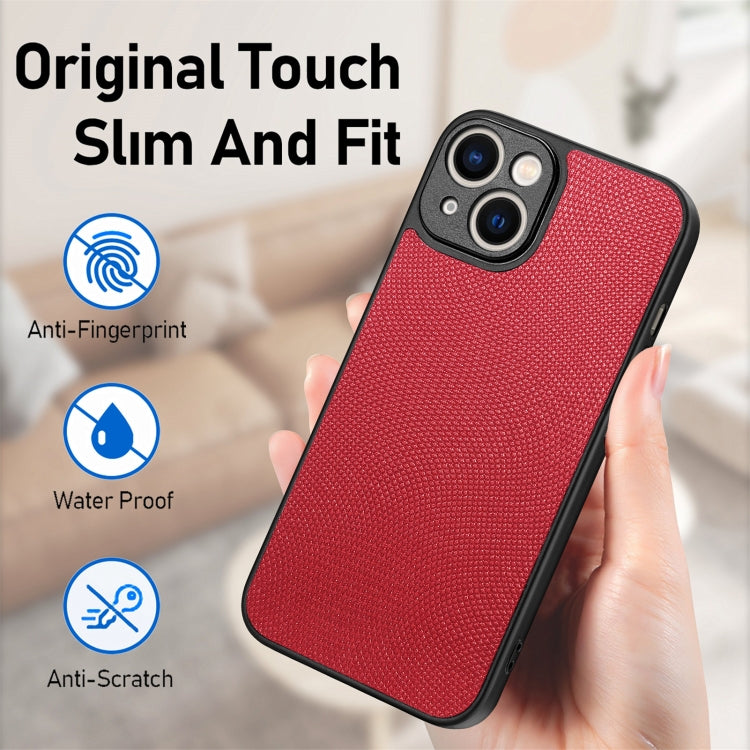 For iPhone 14 Plus Flow Color Back Cover Leather Phone Case