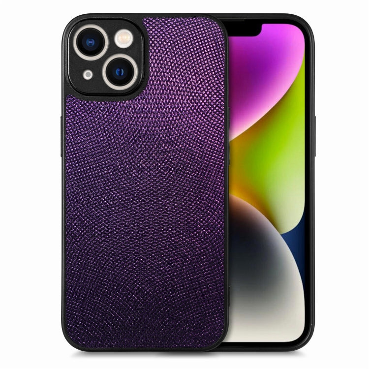 For iPhone 14 Plus Flow Color Back Cover Leather Phone Case