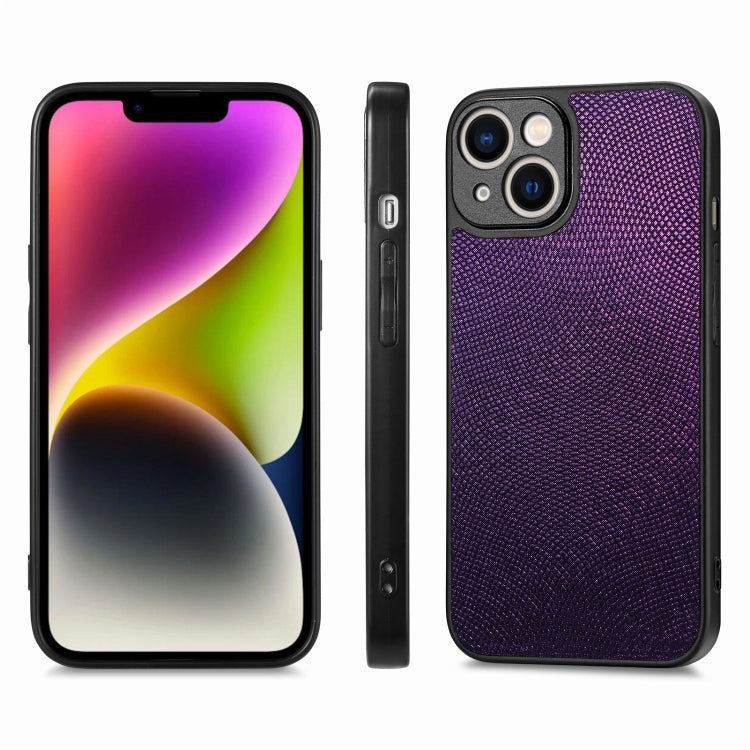 For iPhone 14 Plus Flow Color Back Cover Leather Phone Case