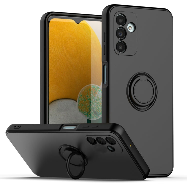 Ring Kickstand Silicone Phone Case For Samsung Galaxy A14 5G