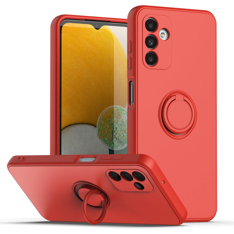 Ring Kickstand Silicone Phone Case For Samsung Galaxy A14 5G