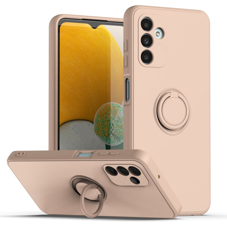 Ring Kickstand Silicone Phone Case For Samsung Galaxy A14 5G