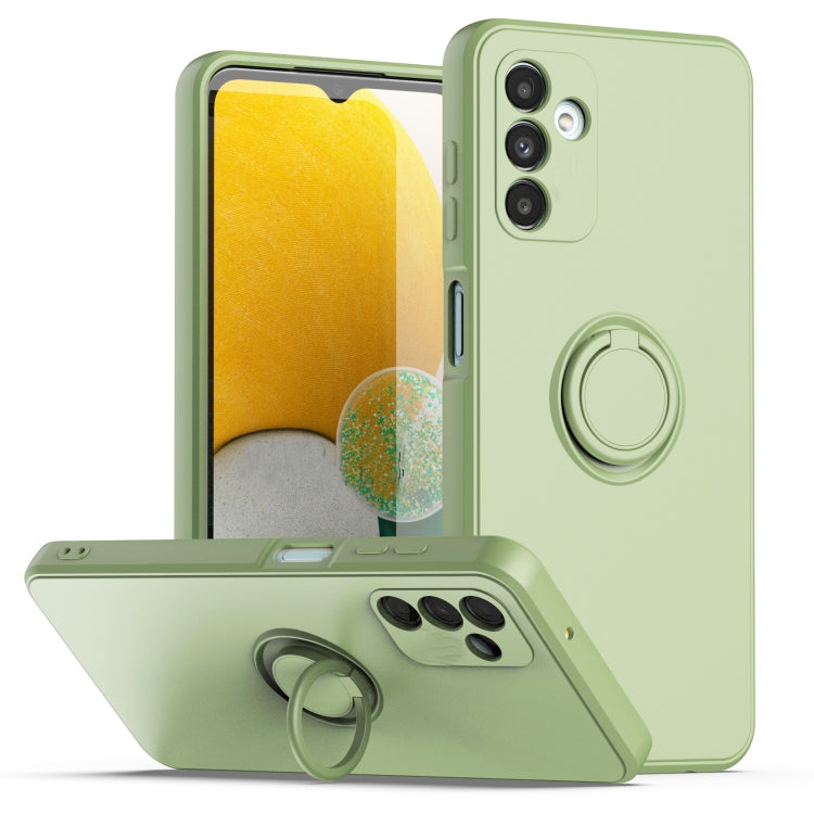 Ring Kickstand Silicone Phone Case For Samsung Galaxy A14 5G