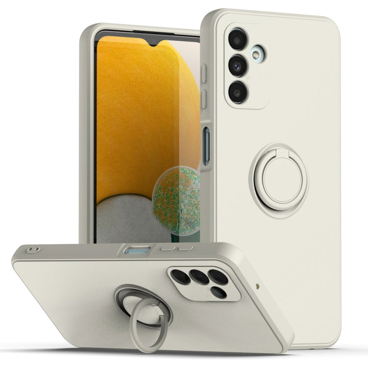 Ring Kickstand Silicone Phone Case For Samsung Galaxy A14 5G