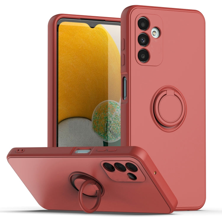 Ring Kickstand Silicone Phone Case For Samsung Galaxy A14 5G