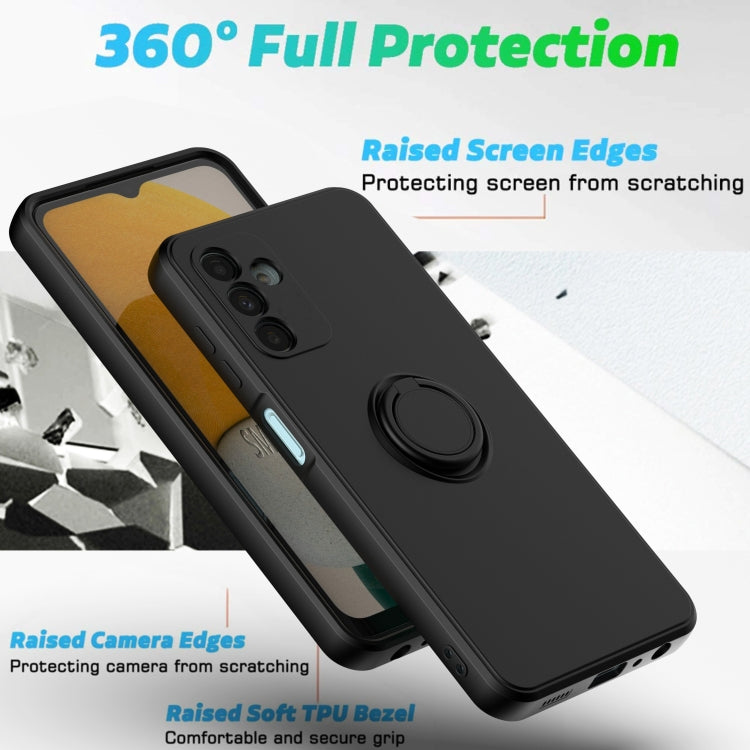 Ring Kickstand Silicone Phone Case For Samsung Galaxy A14 5G