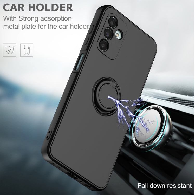 Ring Kickstand Silicone Phone Case For Samsung Galaxy A14 5G