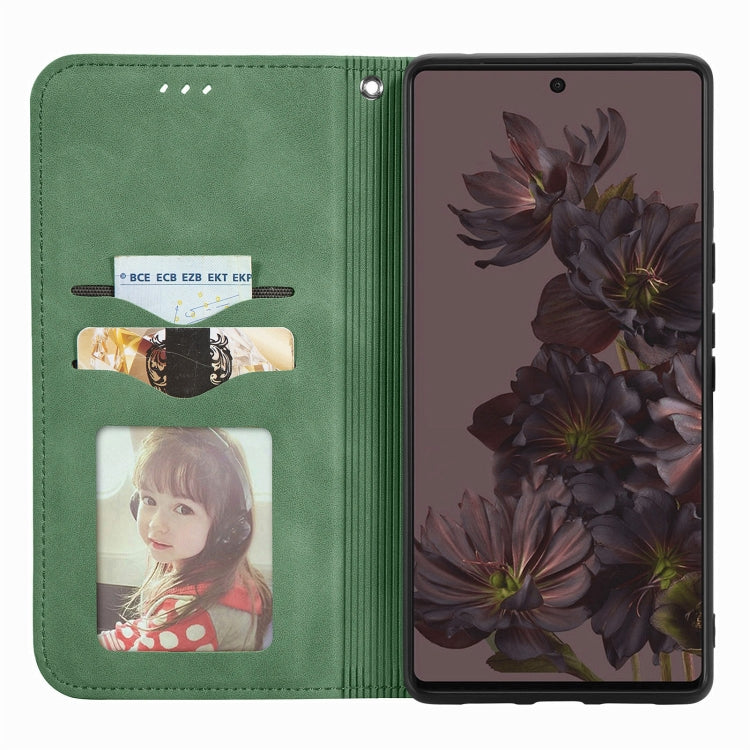 For Google Pixel 7 Retro Skin Feel Magnetic Leather Phone Case