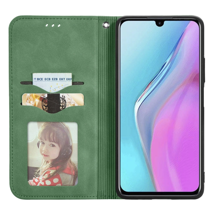 For Infinix Note 11 Retro Skin Feel Magnetic Leather Phone Case