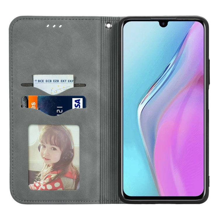 For Infinix Note 11 Retro Skin Feel Magnetic Leather Phone Case