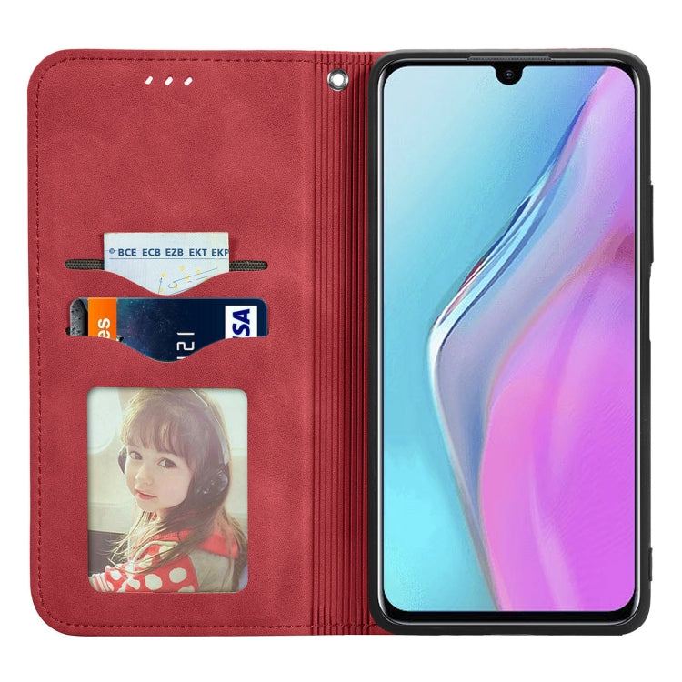 For Infinix Note 11 Retro Skin Feel Magnetic Leather Phone Case