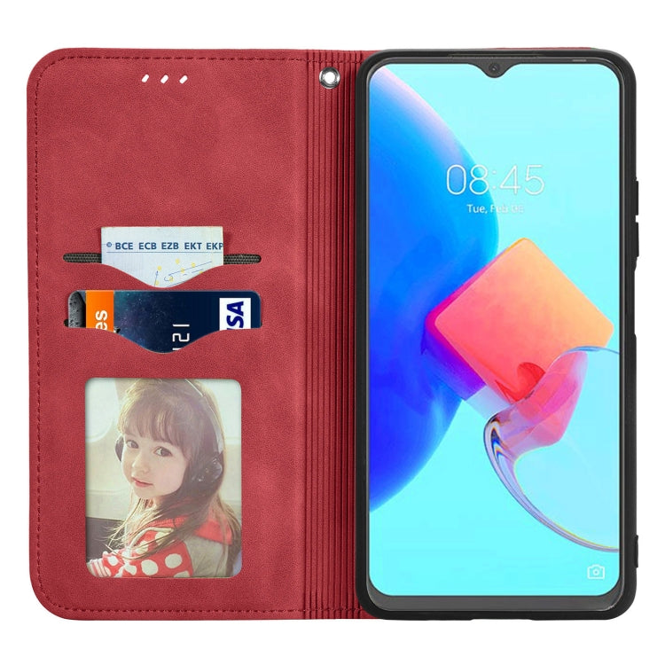 For Tecno Spark 8P Retro Skin Feel Magnetic Leather Phone Case