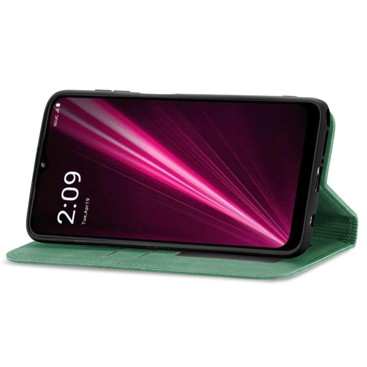 For T-Mobile Revvl 6 5G Retro Skin Feel Magnetic Leather Phone Case