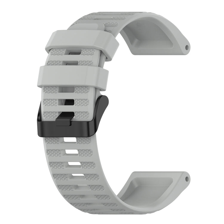 For Garmin Enduro 26mm Horizontal Texture Silicone Watch Band with Removal Tool