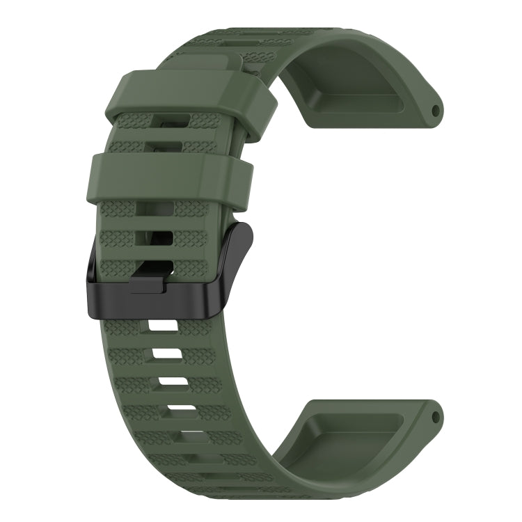For Garmin Fenix 3 26mm Horizontal Texture Silicone Watch Band with Removal Tool