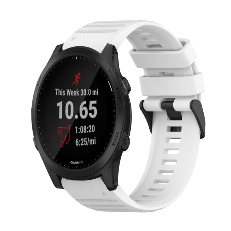 For Garmin Forerunner 945 22mm Horizontal Texture Silicone Watch Band with Removal Tool