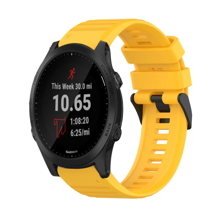 For Garmin Forerunner 945 22mm Horizontal Texture Silicone Watch Band with Removal Tool