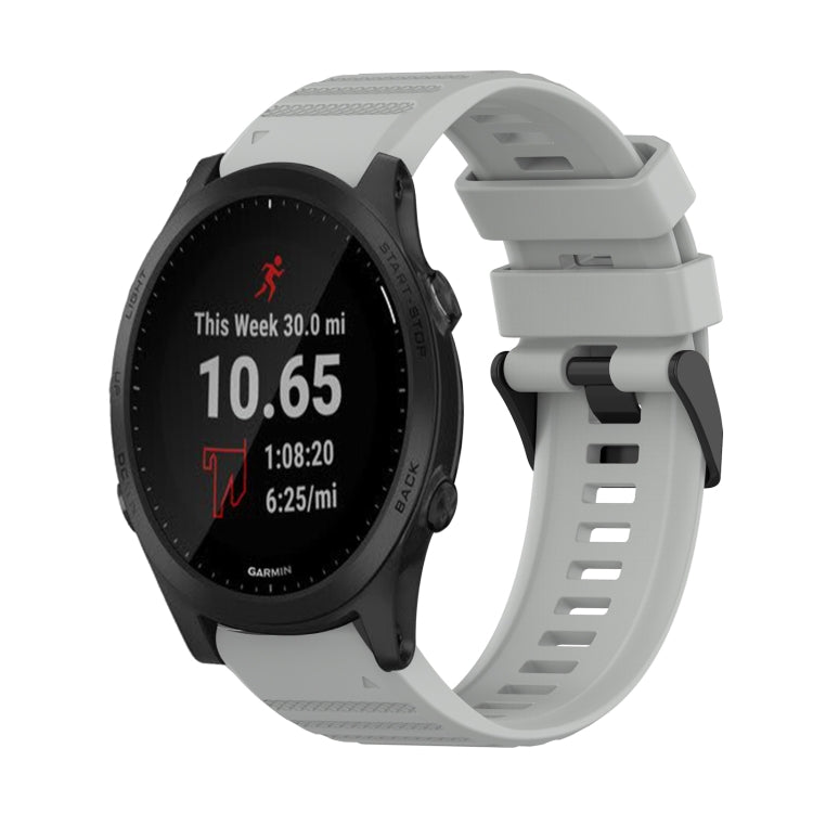 For Garmin Forerunner 945 22mm Horizontal Texture Silicone Watch Band with Removal Tool