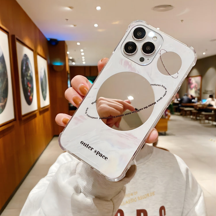 For iPhone 14 Pro Max Color Painted Mirror Phone Case