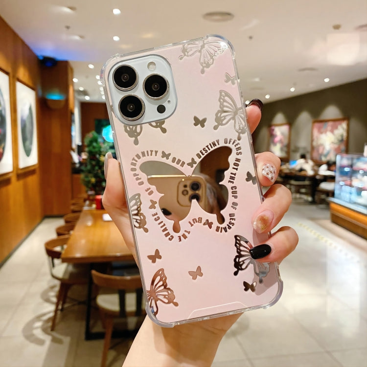 For iPhone 14 Pro Max Color Painted Mirror Phone Case