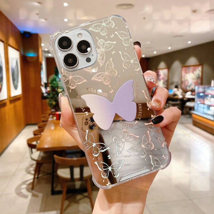For iPhone 14 Pro Max Color Painted Mirror Phone Case